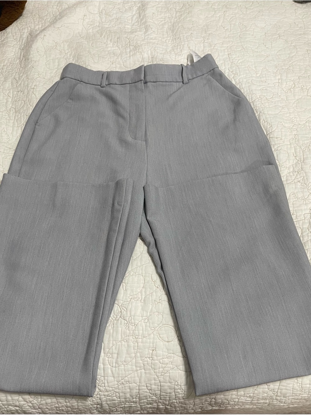Abercrombie & Fitch Light Gray women Dress Pants